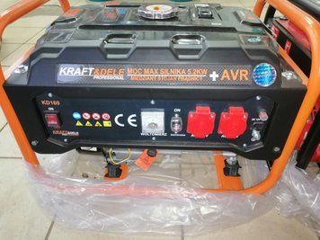 Бензиновий електрогенератор Kraft Dele KD160 4400 Вт (газ-бензин) (виробництво Польща) KD160 фото