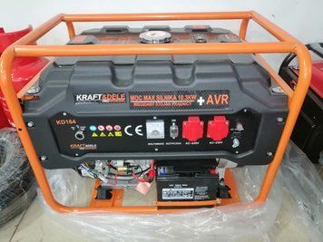 Бензиновий електрогенератор Kraft Dele KD164 6280 Вт (газ-бензин) (виробництво Польща) на коліщатках KD164 фото