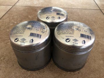 Газовий балончик для пальників і туристичних печок NURGAZ 190 г (газовий картридж) EN417 фото